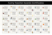 Teacher Award Certificate Template, a Card Template by Snapybiz (Thumbnail 3 of 10)