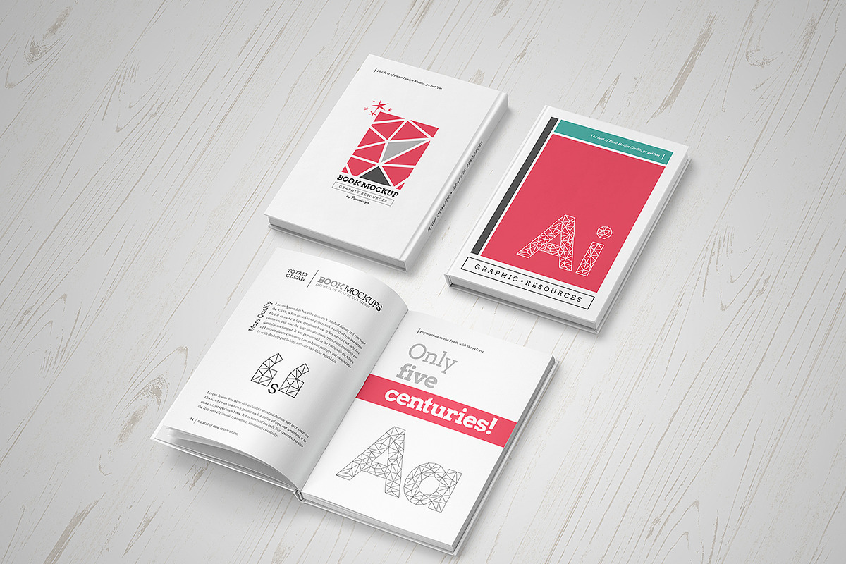 Book Mock-Up / Hardcover Edition, a Books & Magazine Mockup by PuneDesign (Photo 9 of 13)