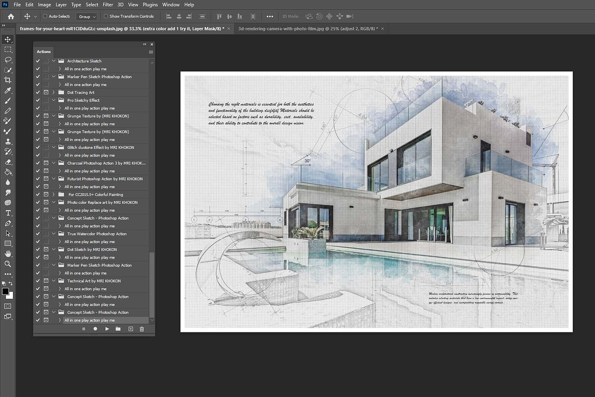 Concept Sketch Photoshop Action, an Action Add-On by MRI STUDIO (Photo 19 of 21)