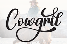 Cowgril | Script Font