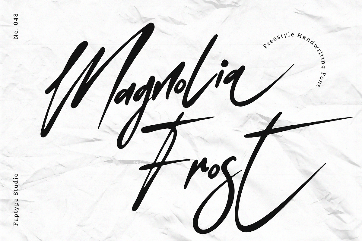 Magnolia Frost | Handwriting Font, a Script Font by Ardana Creative (Photo 1 of 12)