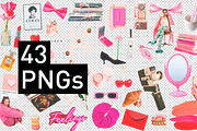 Girly & cute aesthetic for Collages, an Object Graphic by designerbianca (Thumbnail 2 of 4)