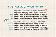 Elastique Stylo Rough - 10 Fonts, a Sans Serif Font by type peace (Thumbnail 9 of 16)