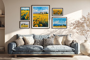 Summer Sunflower Field Illustration, a Decorative Illustration by Housui Patterns (Thumbnail 9 of 12)
