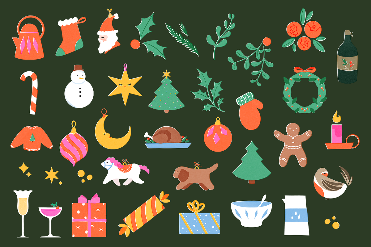 Festive Christmas collection, a Seasonal Illustration by The Creative Butternut (Photo 4 of 8)