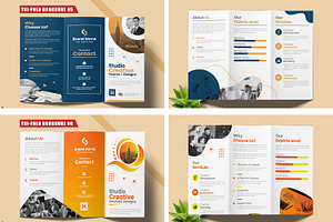 Tri-Fold Brochure Template Bundle