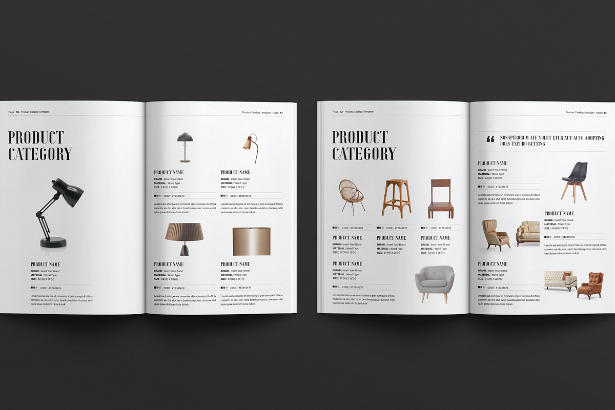 Product Catalog Template, a Brochure Template by E-Type (Photo 5 of 7)
