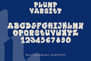 Plump Varsity, a Serif Font by Dm Studio (Thumbnail 9 of 10)