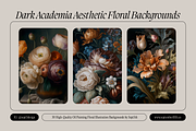 Dark Academia Aesthetic Flower BGs, an Illustration by September 5th (Thumbnail 12 of 19)