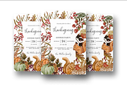 Editable Thanksgiving Invitation, an Invitation Template by ForeverPrint (Thumbnail 6 of 6)