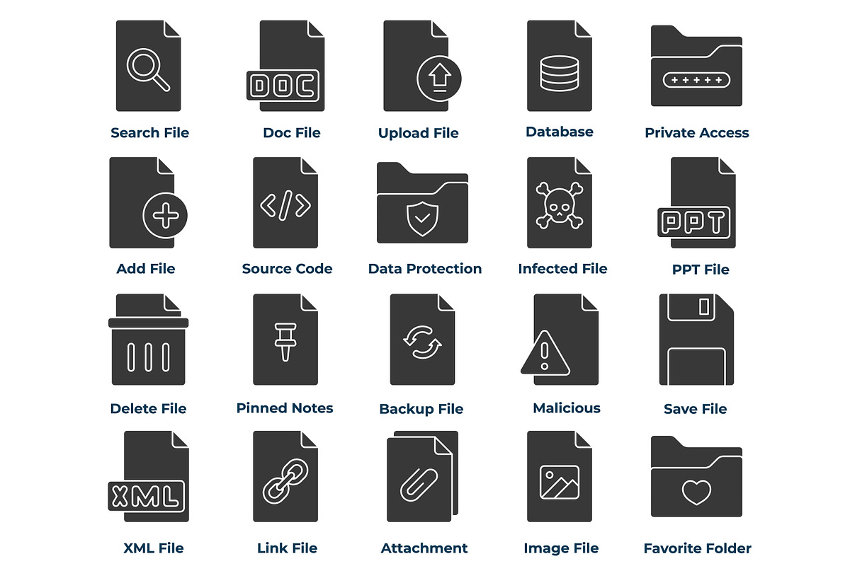 File and Document Icons, an Icon by Tekuni (Photo 4 of 12)