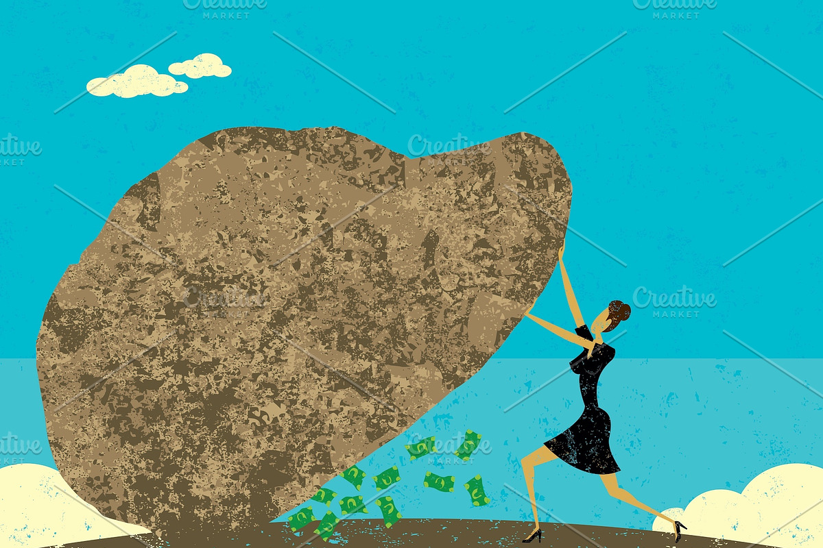 Business Concepts Bundle 04 Women, a Person Illustration by retrorocket (Photo 7 of 16)