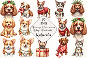Funny Christmas Dog Portraits, an Illustration by CrexoraLab (Thumbnail 5 of 5)