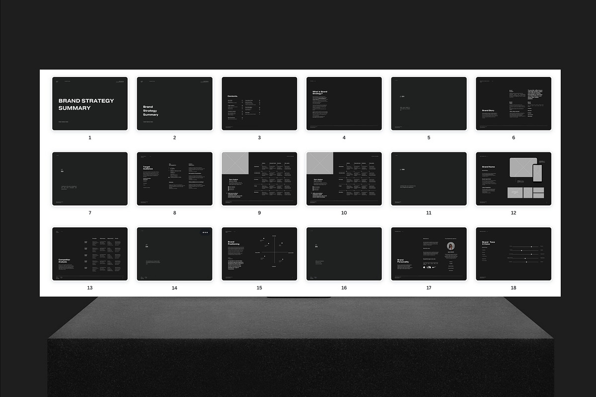 Brand Strategy Summary | Canva, a Branding & Logo Template by KOLLABO Creatives (Photo 7 of 8)