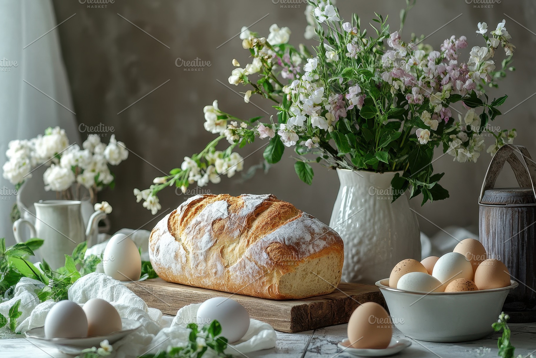 Celebrate Easter with an elegant tab, a Photo by Pavel_design