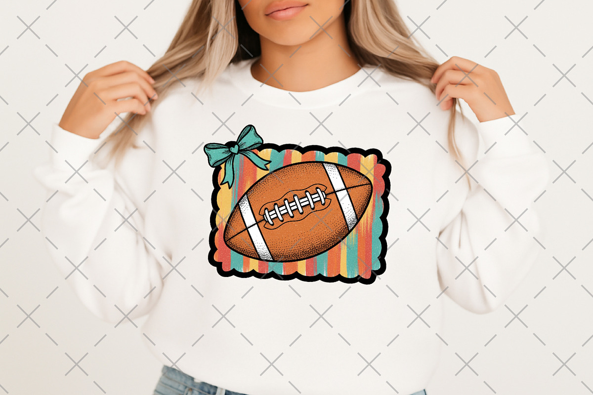 Grunge Football PNG, an Illustration by Craft Nest (Photo 3 of 6)