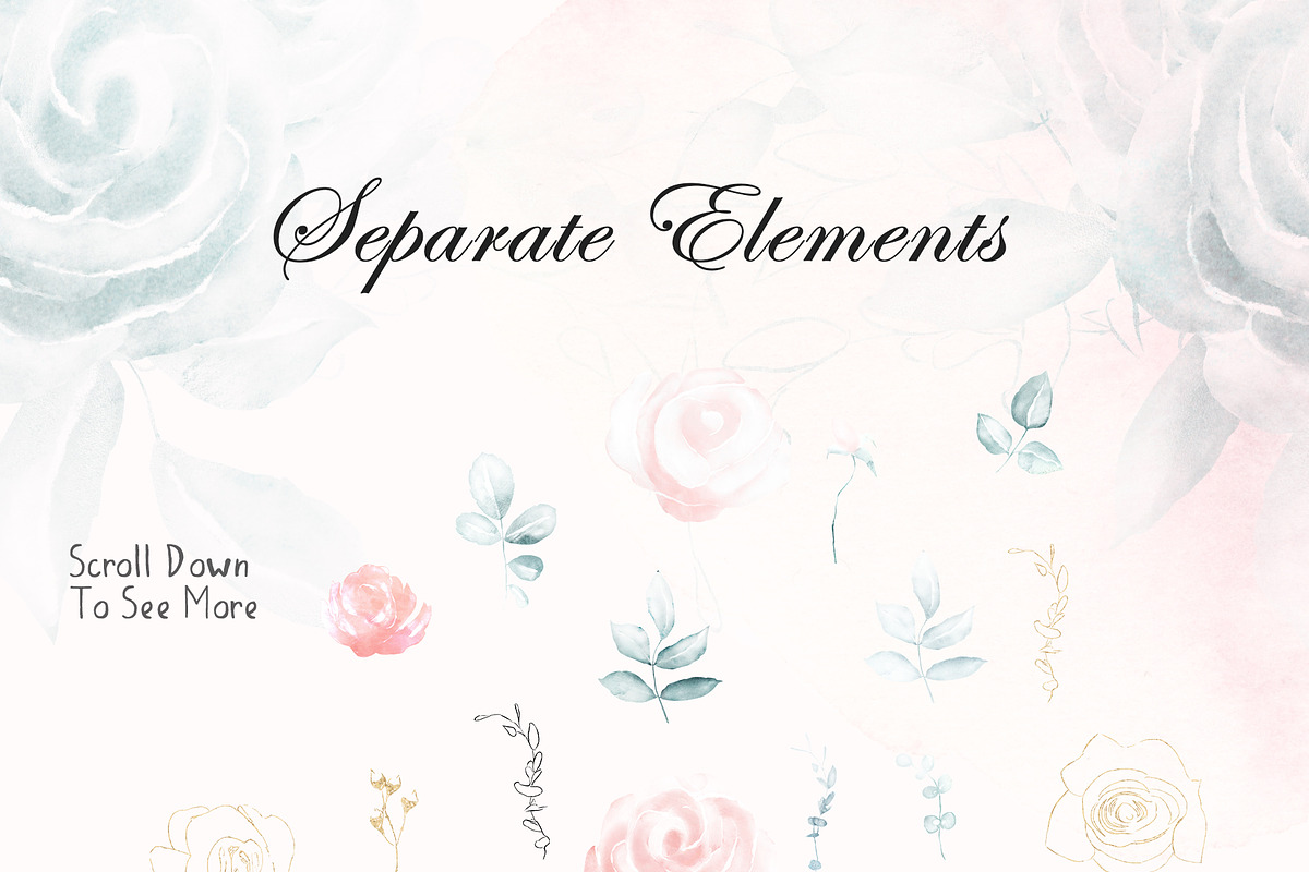 Peach Watercolor ClipArt, an Illustration by Creative Shop (Photo 3 of 6)