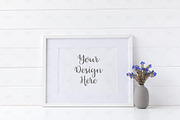 White Frame Mockup Bundle Set of 10, a Print Template by Marsala Digital (Thumbnail 10 of 11)