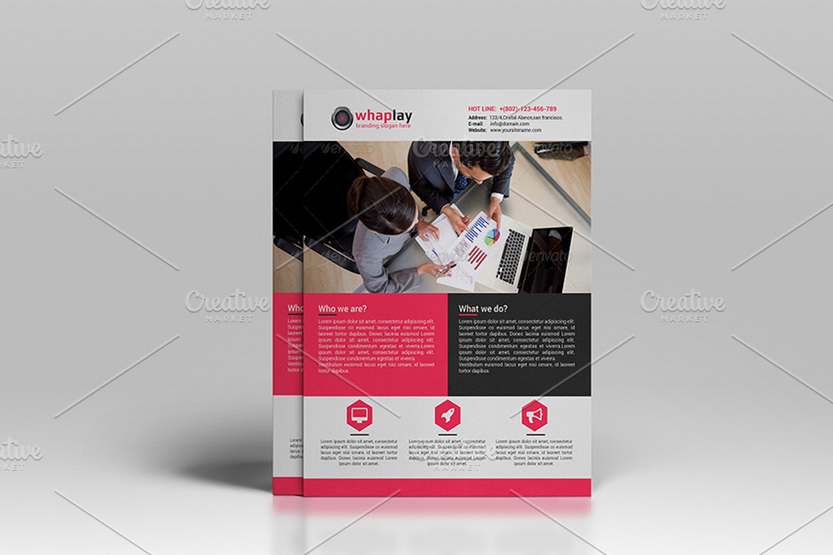 Corporate Flyer- MS word, a Flyer Template by Cristal Pioneer (Photo 5 of 17)