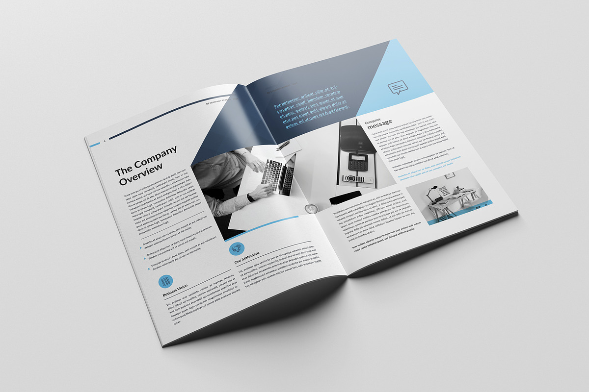 Corporate Brochure 16 Pages, a Brochure Template by Brochure-Market (Photo 5 of 9)