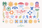 Bella Estate - Summer Hand Drawn Set, an Object Graphic by Leila Divine (Thumbnail 6 of 19)