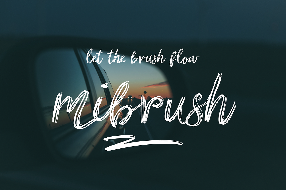 mibrush-a brush in your hand