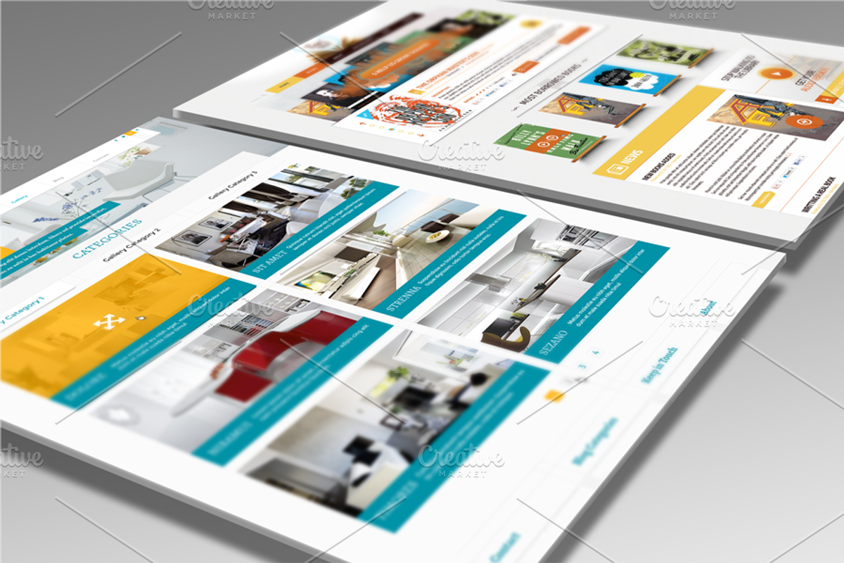 3D Web Presentation Mockup, a Device Mockup by RgraphicsDesign (Photo 2 of 5)