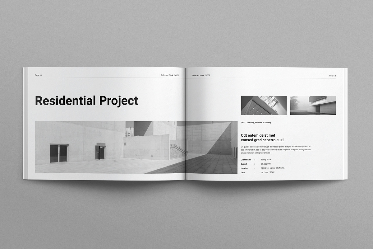 Architecture Portfolio Landscape, a Brochure Template by E-Type (Photo 4 of 7)