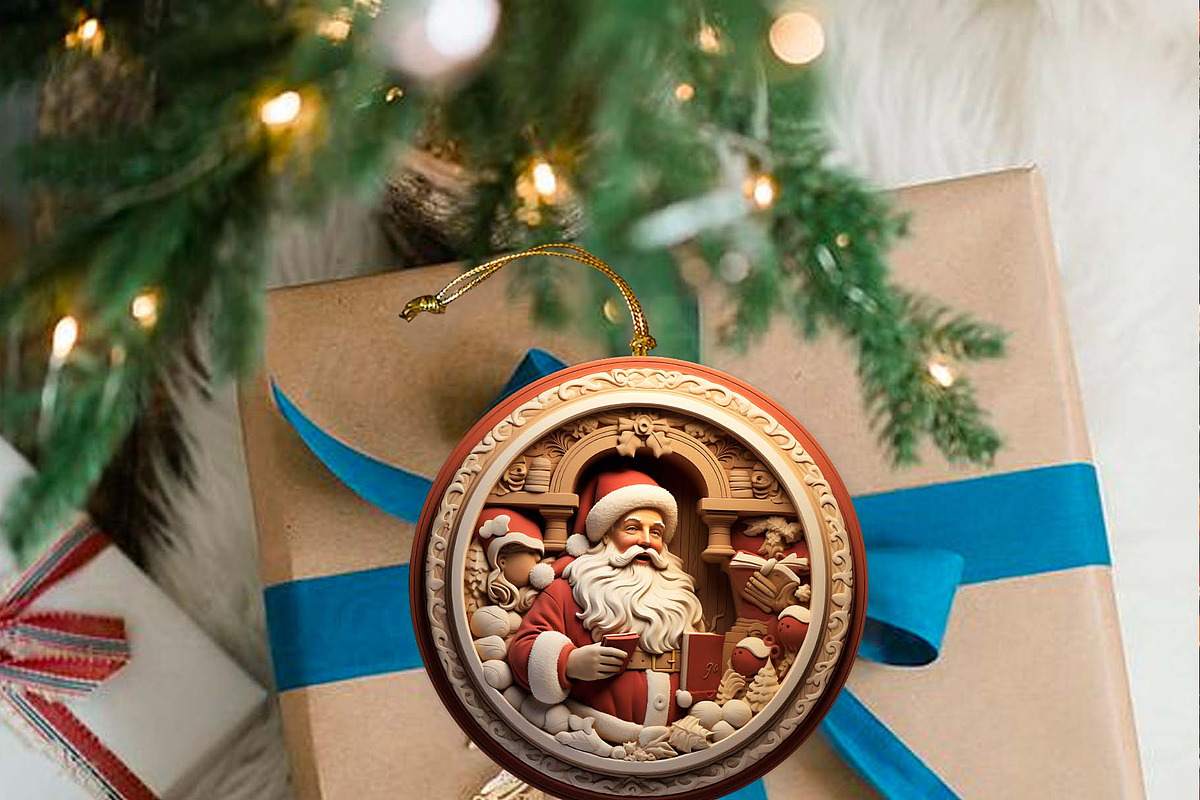 Christmas Ornament Bundle 3d, an Illustration by Moon Studio (Photo 5 of 11)