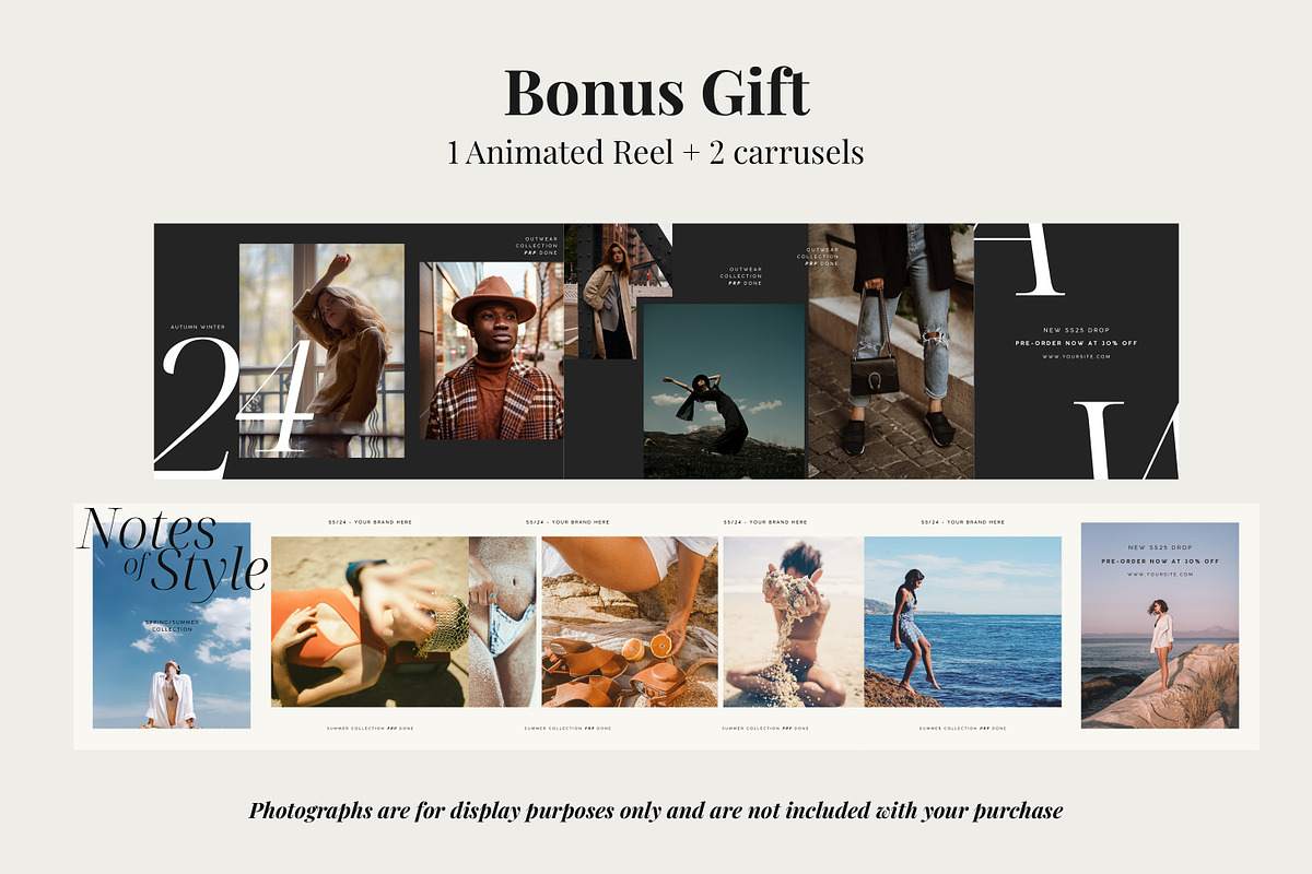 Fashion Social Media Templates CANVA, a Templates & Theme by Paper Flowers Studio (Photo 5 of 8)