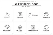 520 Premade Logo Bundle + Bonus, a Branding & Logo Template by XpertgraphicD (Thumbnail 70 of 76)