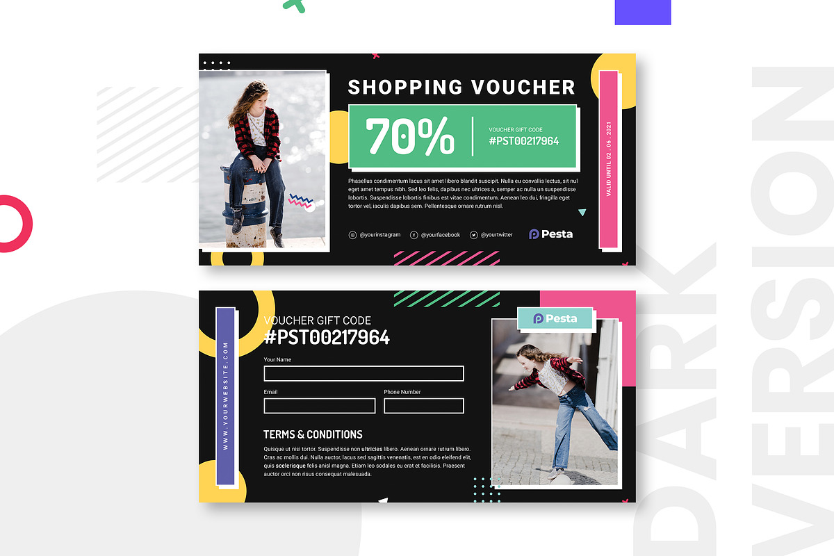 Voucher - Pesta 1, a Templates & Theme by Themes Awesome (Photo 3 of 3)