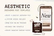 Paper & Press Insta Post Templates, a Social Media Template by Hell Yeah Designs (Thumbnail 2 of 10)