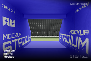Stadium Tunnel Mockup, an Advertising Mockup by Unerispace