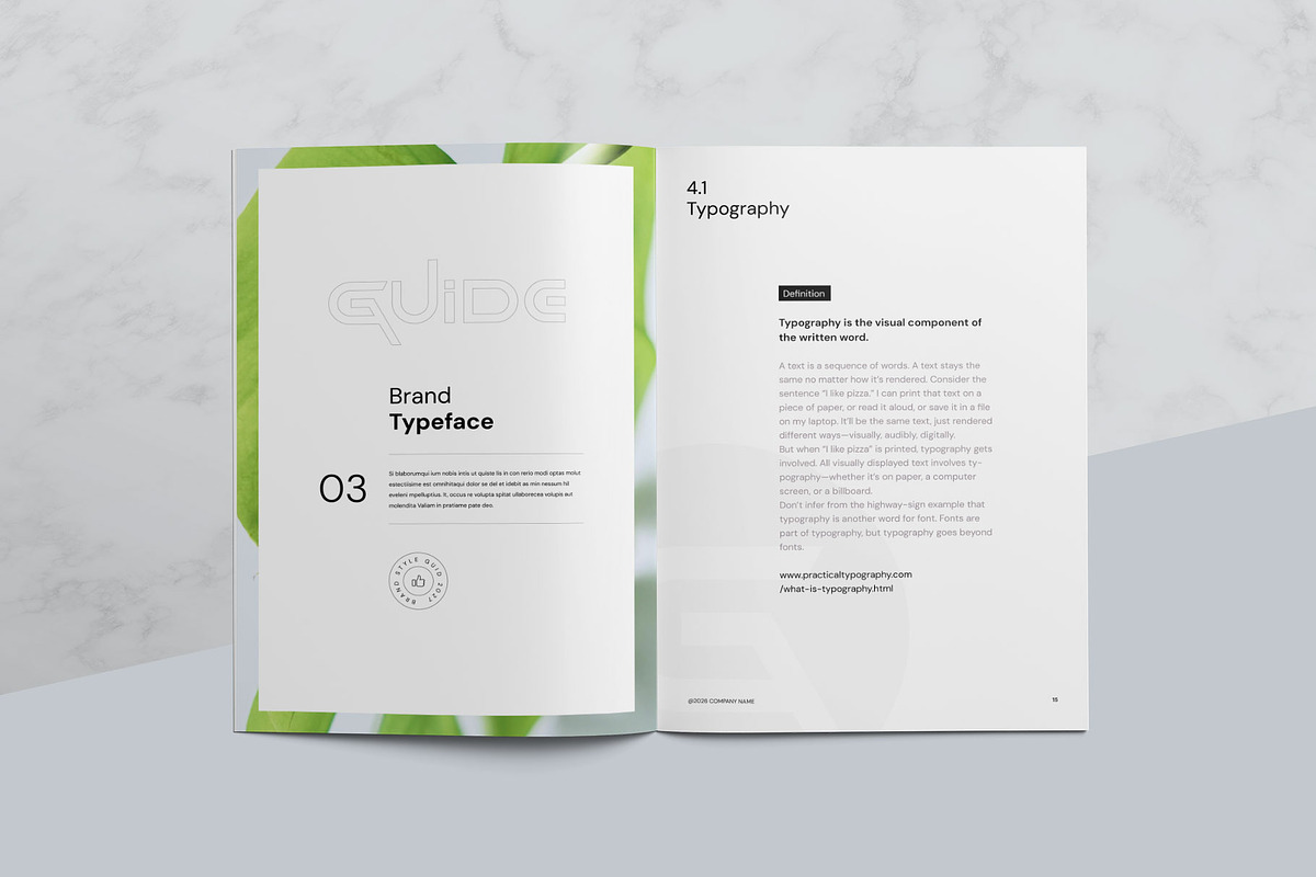 Brand Manual | CANVA, a Brochure Template by KreateTribe (Photo 10 of 15)