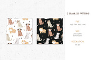 Cute Dogs, a Pattern Graphic by AnnieArt (Thumbnail 2 of 4)