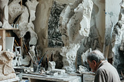 85 Artists in studio, an Arts & Entertainment Photo by Handmadefont (Thumbnail 75 of 88)