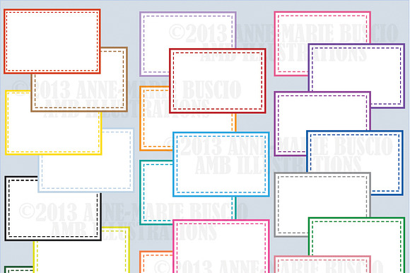 Colorful frames and Labels AMB-477 preview 2