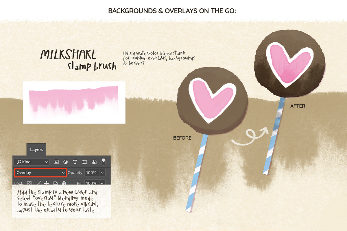 Watercolor Candy Box ABR Brushes, a Brush Add-On by Pencil Bop (Photo 7 of 10)