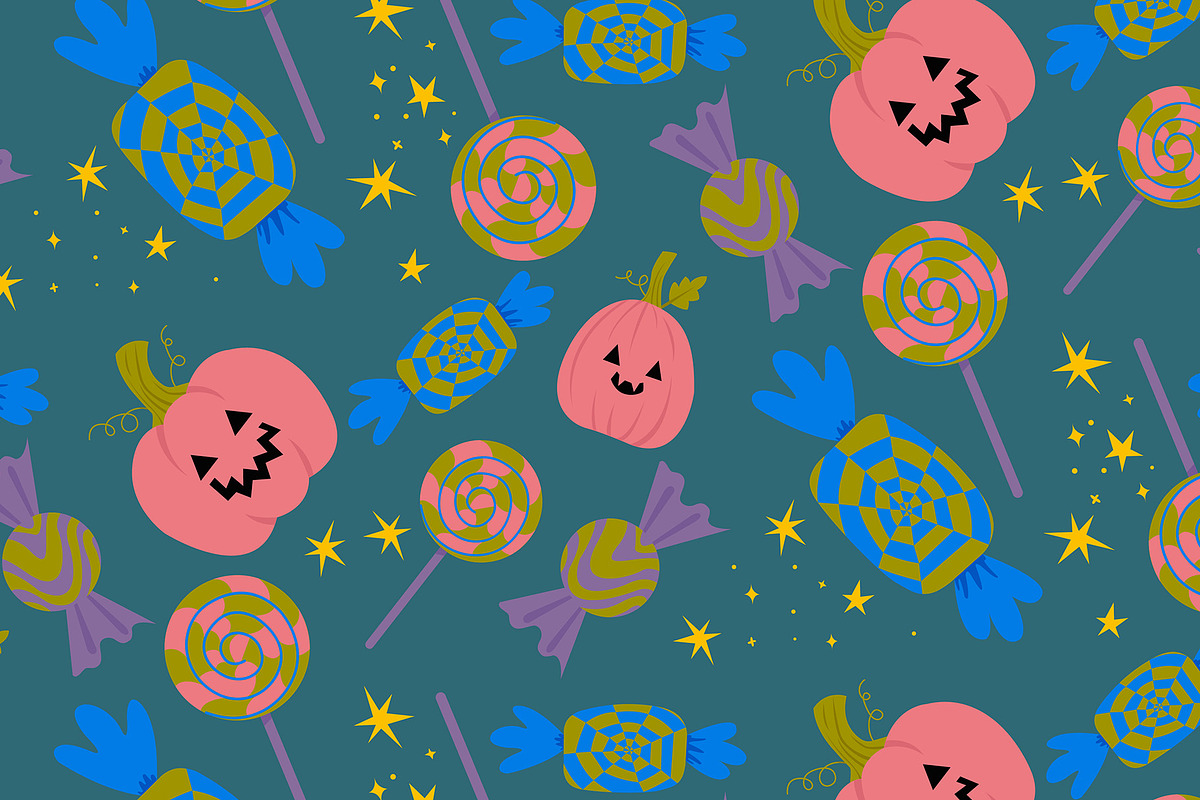 Ghostly Greetings: Halloween Pack, a Seasonal Illustration by selintahtakilic (Photo 9 of 9)