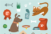 Meow&Woof Set, an Animal Illustration by Anna Krestiannykova (Thumbnail 10 of 11)
