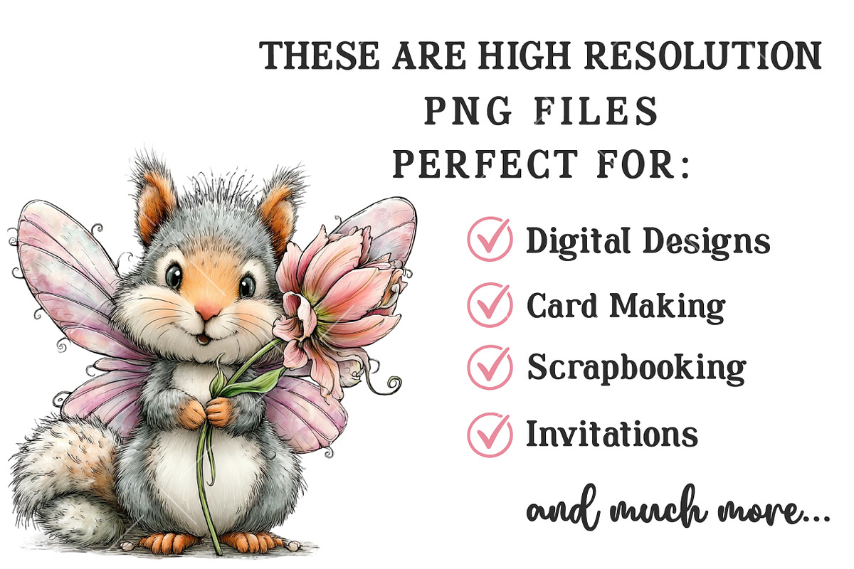 Whimsical Easter Squirrel Clipart, an Illustration by OK Design (Photo 5 of 6)
