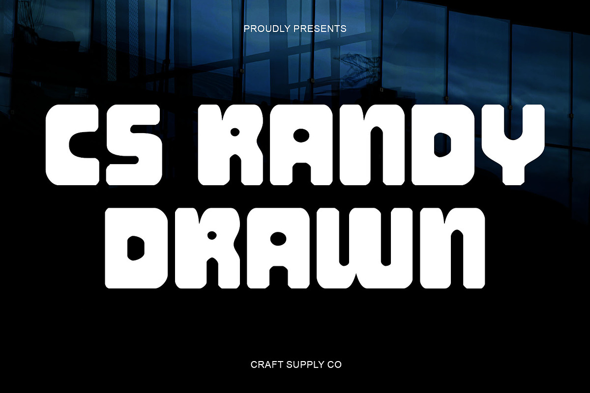 CS Randy Drawn, a Sans Serif Font by Craft Supply Co. (Photo 1 of 8)