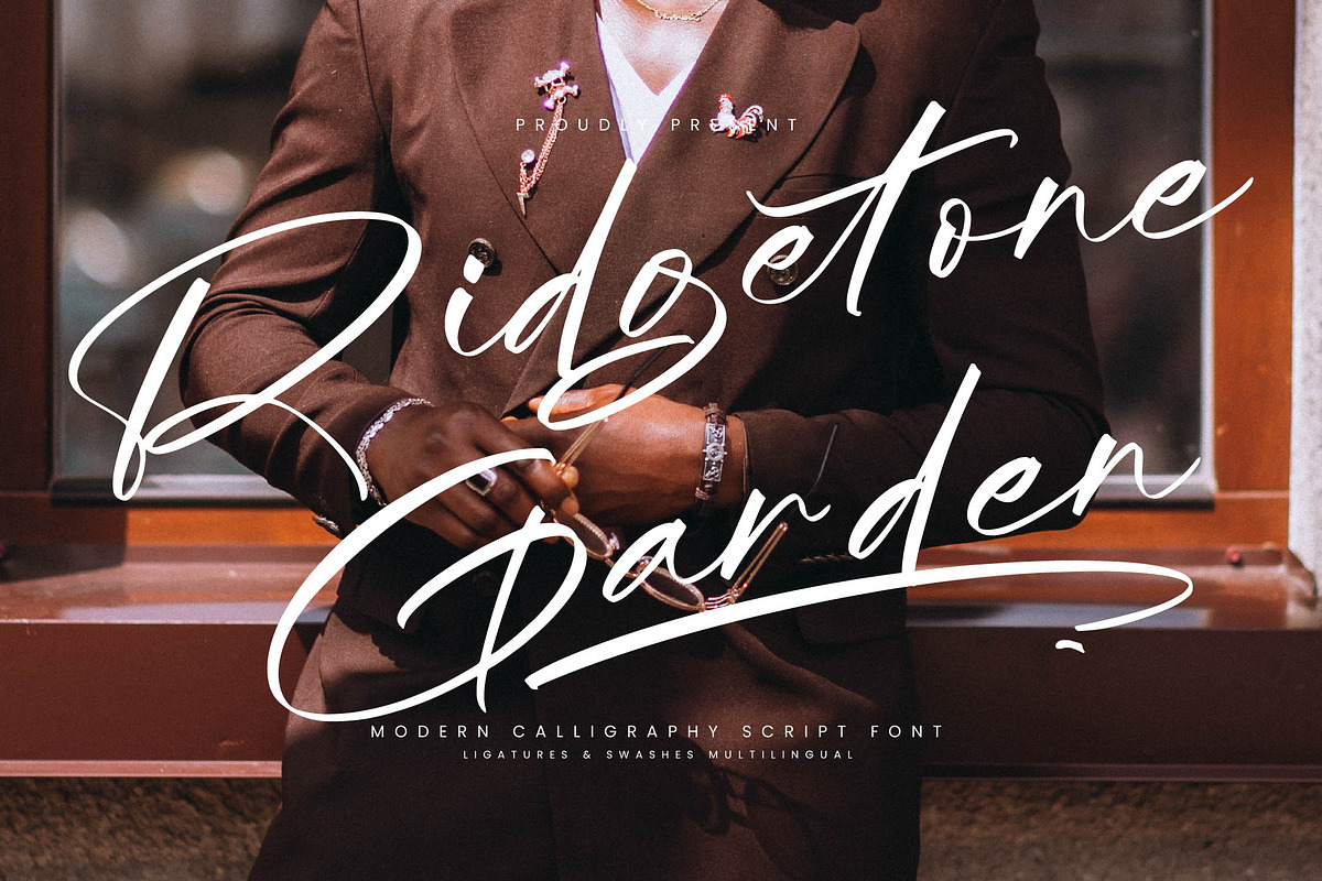 Ridgetone Garden, a Script Font by Integritype Studio (Photo 1 of 15)