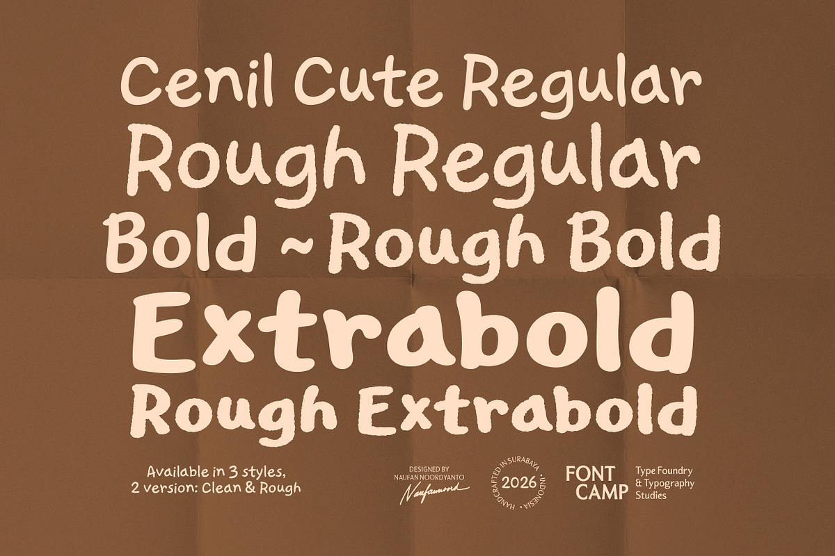 Cenil Cute Font, a Handwritten Font by Fontcamp Type Foundry (Photo 9 of 23)