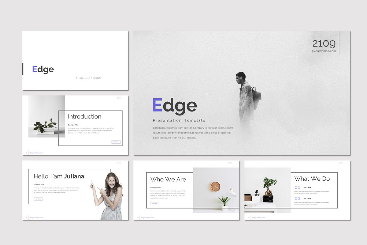Edge - Powerpoint Template, a Presentation Template by inspirasign