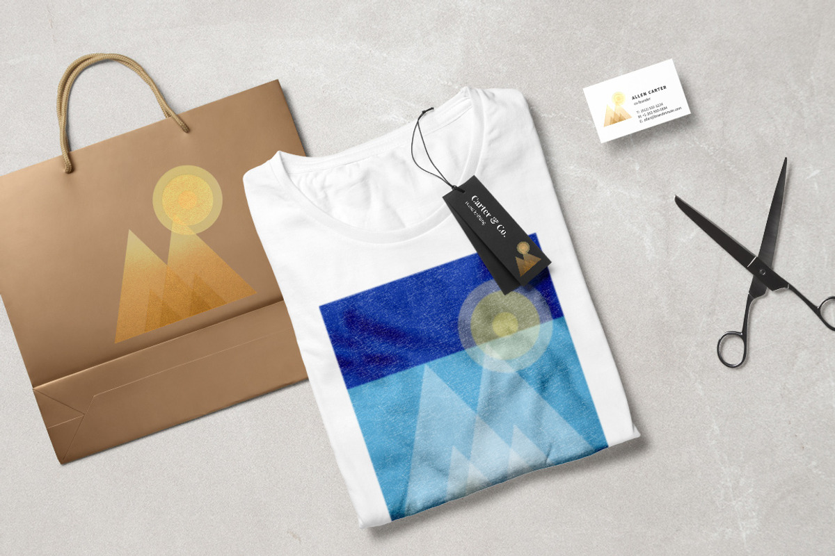 Logo Font Geometric Branding Kit, an Object Graphic by Marmalade Moon (Photo 3 of 6)