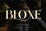Bloxe Elegant Serif Font, a Serif Font by Graphicxell (Thumbnail 1 of 8)