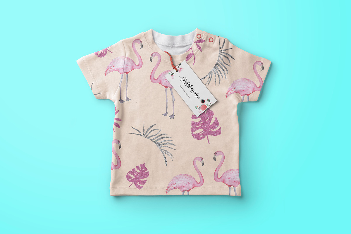 61 Tropical watercolor set elements, an Animal Illustration by digital_essence (Photo 5 of 8)