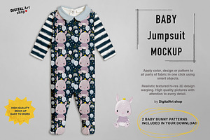 Baby Jumpsuit Mock Up